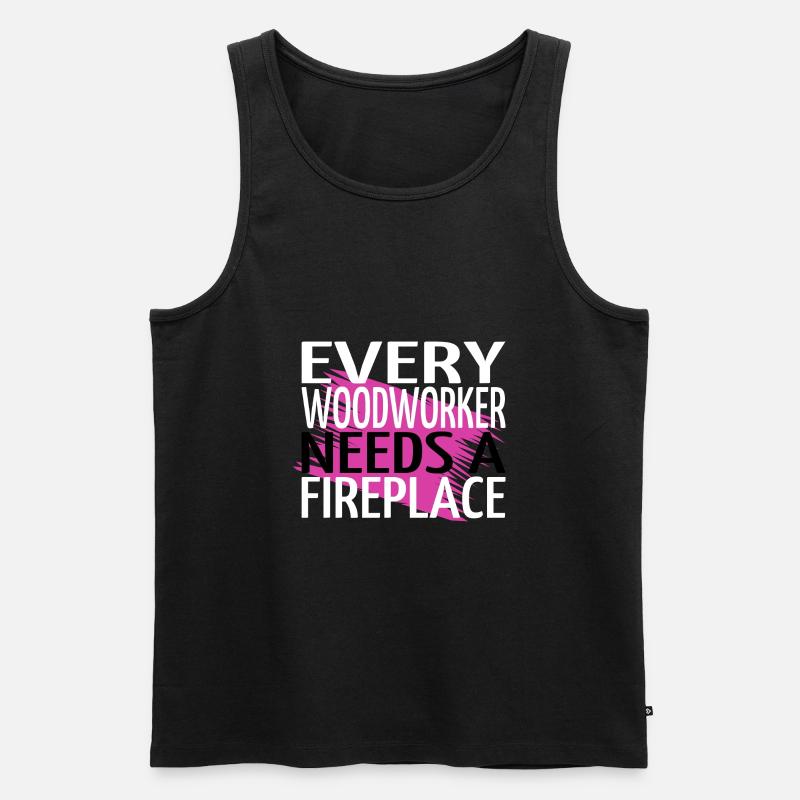 plumber john carpenter - Männer Premium Bio Tank Top - Schwarz