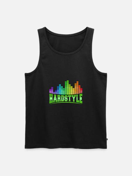 Hardstyle - Men's Premium Organic Tank Top - black