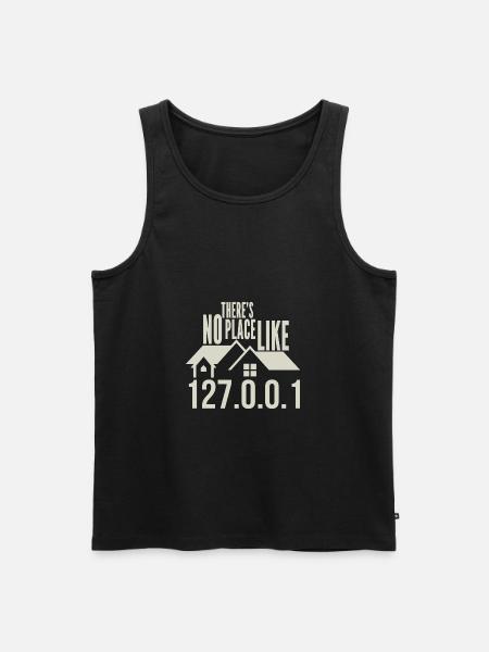 127.0.0.1 Localhost - Débardeur bio Premium Homme - noir
