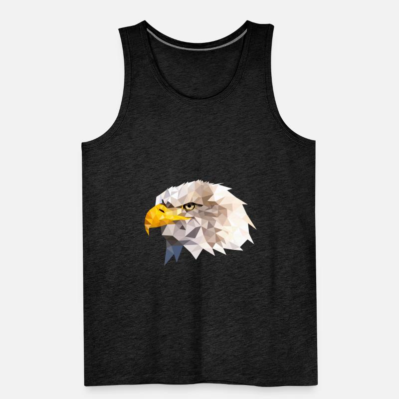 Bald Eagle Sea Eagle American Eagle Eagle Men's Premium Organic Tank Top
