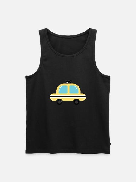 Taxi - Männer Premium Bio Tank Top - Schwarz