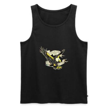 Merikotka - Débardeur bio Premium Homme - noir - Devant - Michal (187cm)