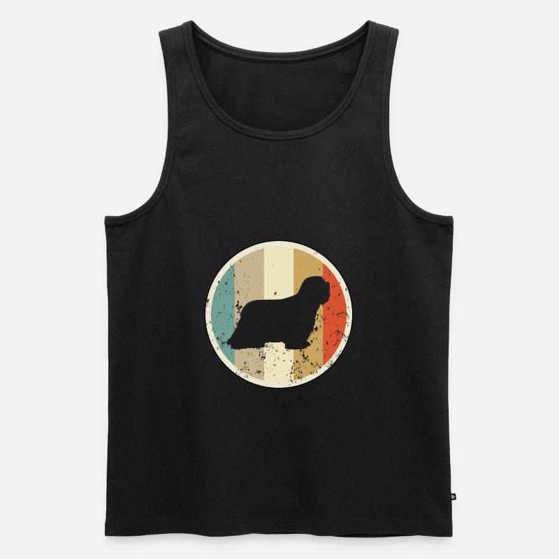 Bearded Collie - Männer Premium Bio Tank Top - Schwarz