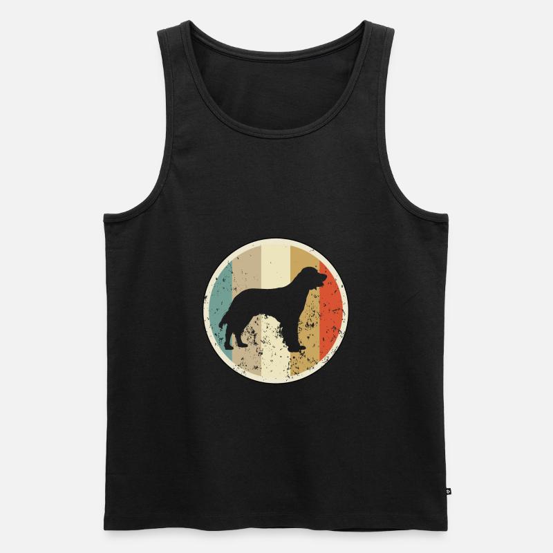 Deutsch Langhaar Jagdhund - Männer Premium Bio Tank Top - Schwarz