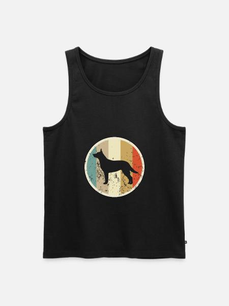 Australischer Australian Kelpie - Männer Premium Bio Tank Top - Schwarz