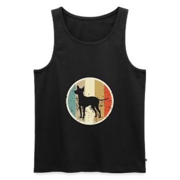 Prager Rattler - Männer Premium Bio Tank Top - Schwarz - Vorne - Michal (187cm)