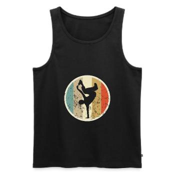 Breakdance Breakdancing Breakdancer - Männer Premium Bio Tank Top - Schwarz - Vorne - AI Model Male 178 light (178cm)