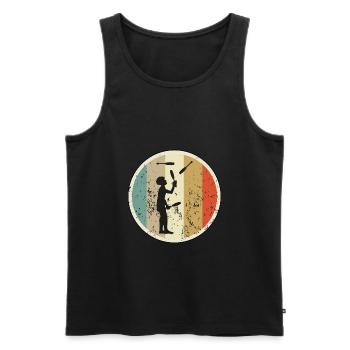 Jongleur Keulen Zirkus Circus Jonglieren - Männer Premium Bio Tank Top - Schwarz - Vorne - AI Model Male 178 light (178cm)