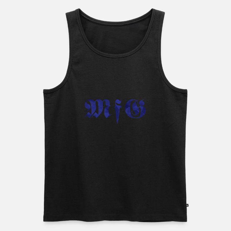Mit freundlichen Grüßen - Männer Premium Bio Tank Top - Schwarz