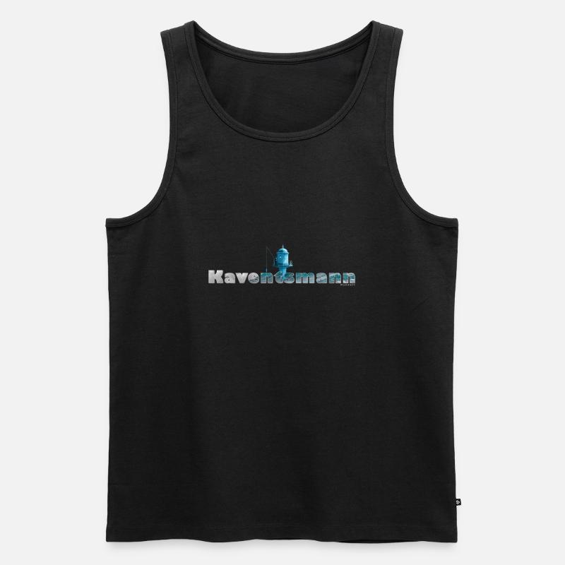 Kaventsmann - Männer Premium Bio Tank Top - Schwarz