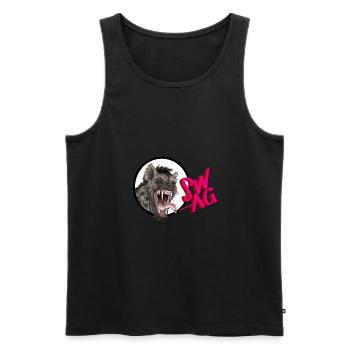 hyena swag - Men's Premium Organic Tank Top - black - Front - AI Model Male 178 light (178cm)