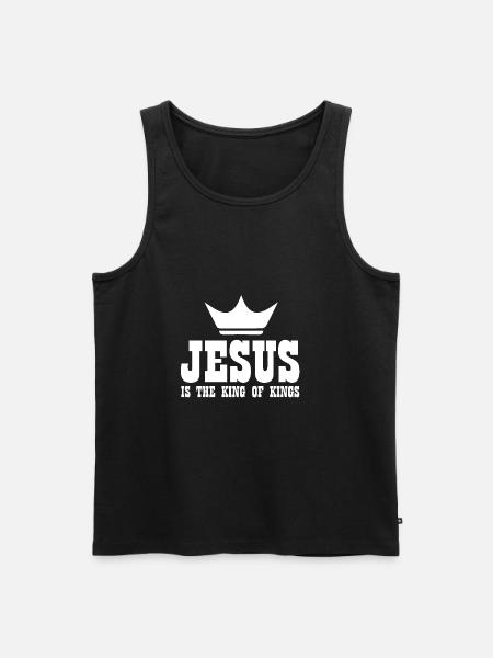 Jesus Christ God God - Men's Premium Organic Tank Top - black