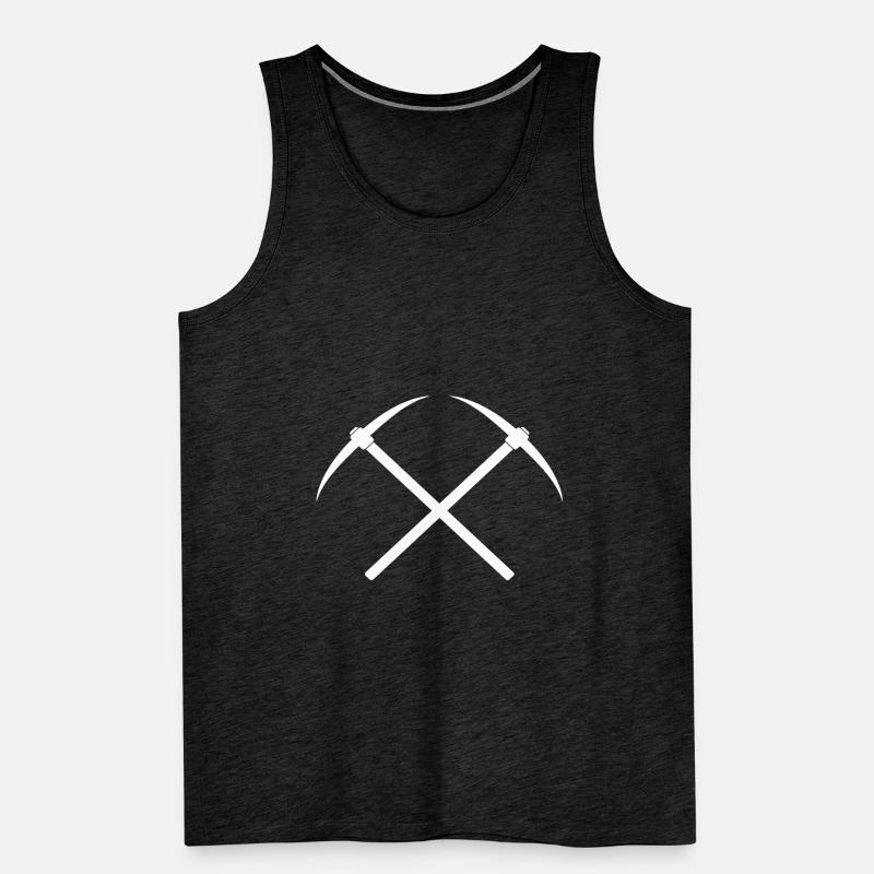 Spitzhacken Vector Männer Premium Bio Tank Top