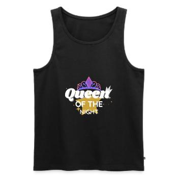 Königin des Nachtkindes - Männer Premium Bio Tank Top - Schwarz - Vorne - Michal (187cm)