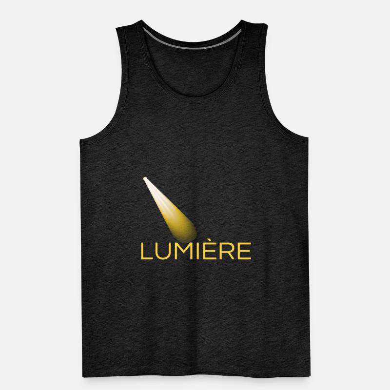 lumière jaune Débardeur bio Premium Homme