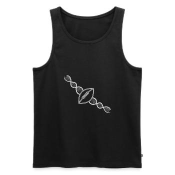Entraîneur de football américain Fan de football américain - Débardeur bio Premium Homme - noir - Devant - Michal (187cm)