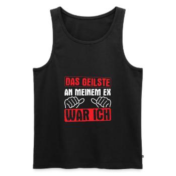 Trennung Scheidung Ehe - Männer Premium Bio Tank Top - Schwarz - Vorne - Michal (187cm)