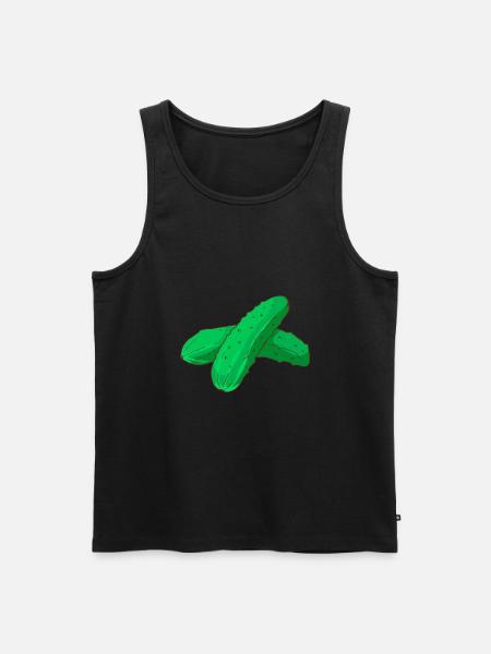 Pickled Gherkins Gherkins Cornichons Gurkor - Ekologisk premium tanktopp herr - svart