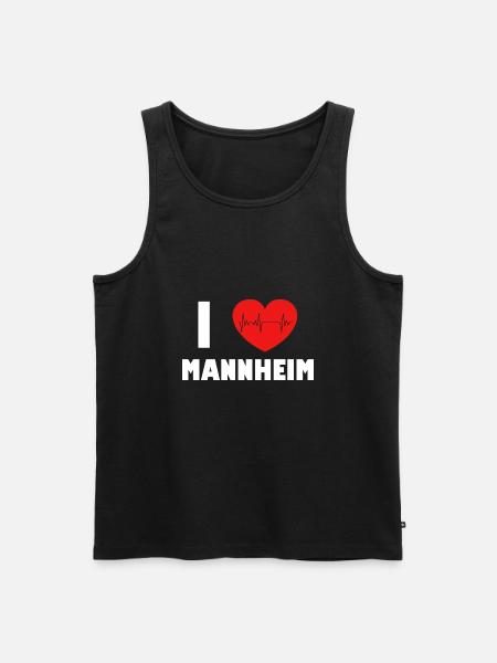 Mannheim Monnem - Débardeur bio Premium Homme - noir