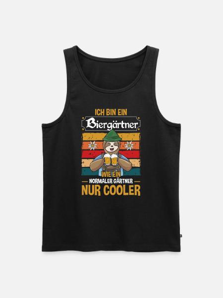 I'm a beer gardener - Men's Premium Organic Tank Top - black