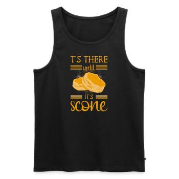 Kuchen Backen Bäcker Konditor - Männer Premium Bio Tank Top - Schwarz - Vorne - AI Model Male 178 light (178cm)