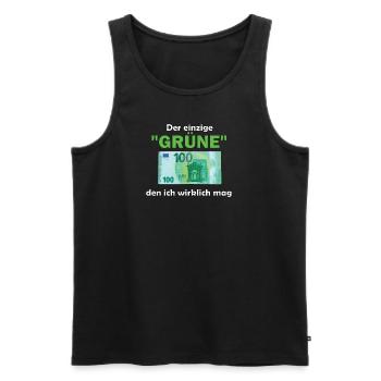 Der einzige Grüne den ich wirklich mag - Männer Premium Bio Tank Top - Schwarz - Vorne - Michal (187cm)