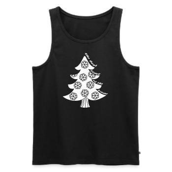 The best time of the year - Männer Premium Bio Tank Top - Schwarz - Vorne - AI Model Male 178 light (178cm)