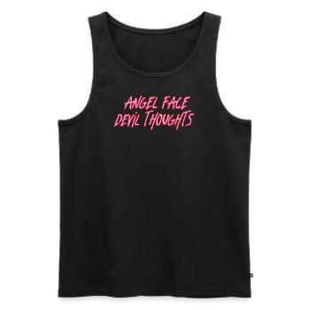 Angel and Devil - Männer Premium Bio Tank Top - Schwarz - Vorne - Michal (187cm)