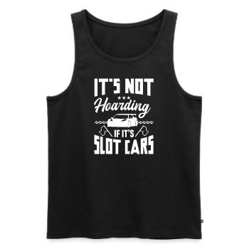 Slot Car Rennwagen Autorennen - Männer Premium Bio Tank Top - Schwarz - Vorne - Michal (187cm)