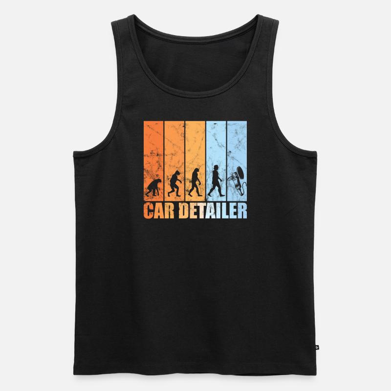 Autoaufbereiter evolution auto säubern - Männer Premium Bio Tank Top - Schwarz