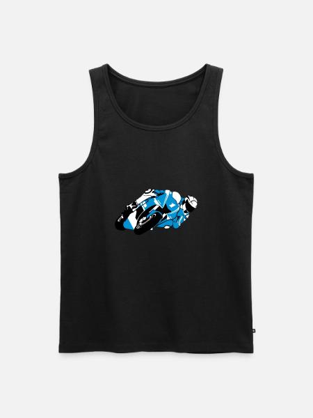 Moto-GP - Men's Premium Organic Tank Top - black