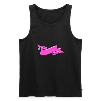 Cool Banner - Männer Premium Bio Tank Top - Schwarz - Vorne - AI Model Male 178 light (178cm)
