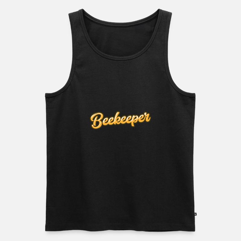 beekeeper - Männer Premium Bio Tank Top - Schwarz