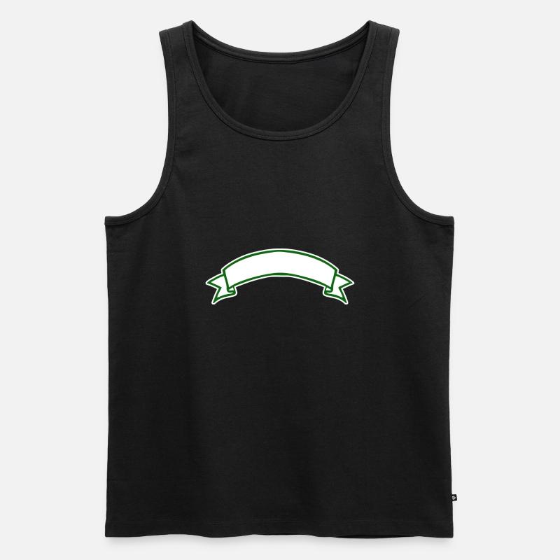 Banner - Männer Premium Bio Tank Top - Schwarz