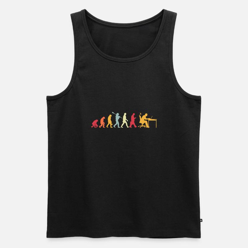 Programmierer Softwareentwickler Coder Sprüche - Männer Premium Bio Tank Top - Schwarz