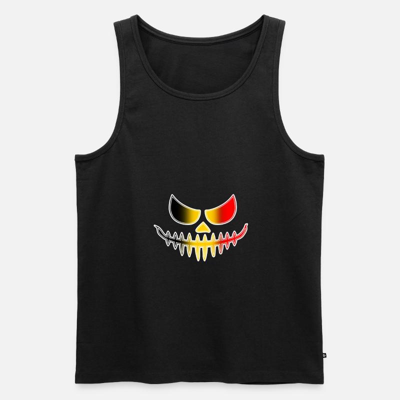Belgien - Männer Premium Bio Tank Top - Schwarz