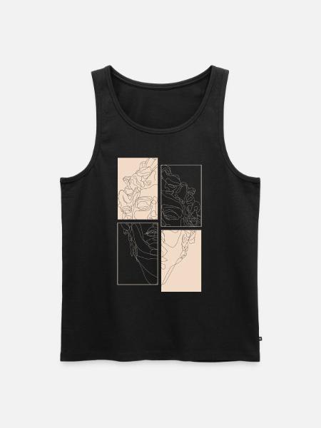 Apollo in Schwarz - Männer Premium Bio Tank Top - Schwarz