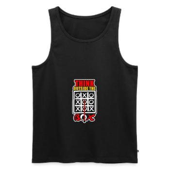 Cooler Spruch - Männer Premium Bio Tank Top - Schwarz - Vorne - Michal (187cm)