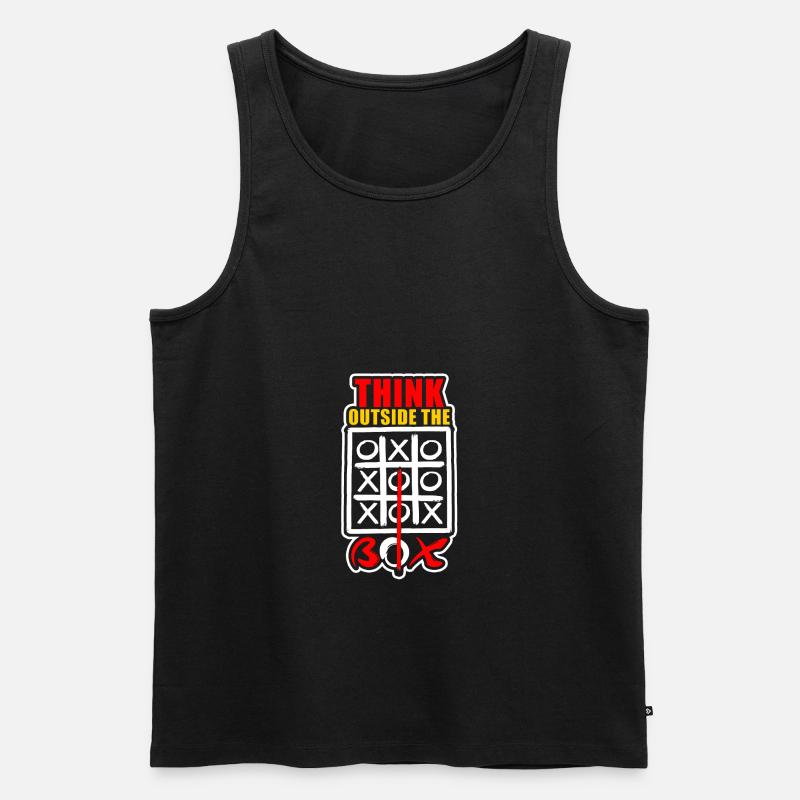 Cooler Spruch - Männer Premium Bio Tank Top - Schwarz
