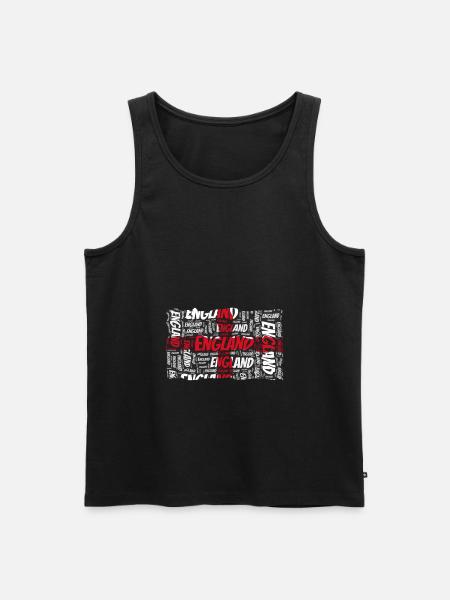 England - Männer Premium Bio Tank Top - Schwarz
