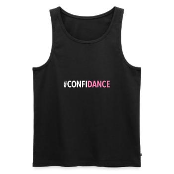 Balletttänzerin Ballerinas Vintage Sprüche - Männer Premium Bio Tank Top - Schwarz - Vorne - Michal (187cm)
