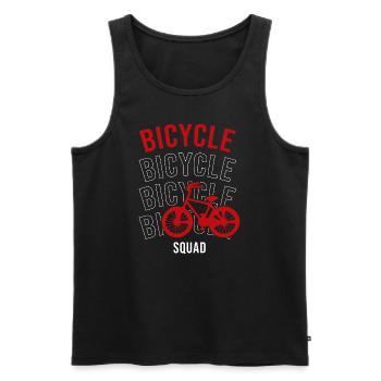 Bicycle Squad, Cardio, Radfahrer, Hobbysport - Männer Premium Bio Tank Top - Schwarz - Vorne - AI Model Male 178 light (178cm)