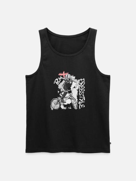 BMX Freestyle - Men's Premium Organic Tank Top - black