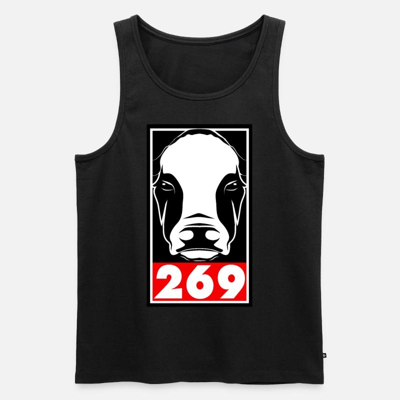 269 vegan - Männer Premium Bio Tank Top - Schwarz