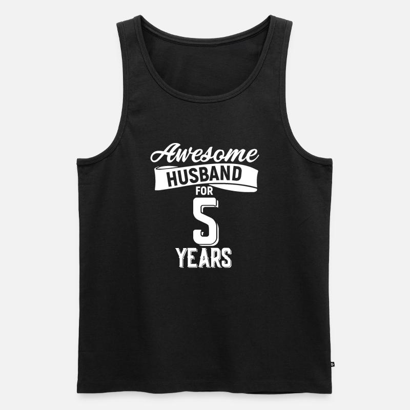 Bester Ehemann - Männer Premium Bio Tank Top - Schwarz