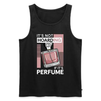 Scent Smell Perfume Bottle - Men's Premium Organic Tank Top - black - Front - AI Model Male 178 light (178cm)