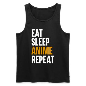 Anime Cosplay Kawaii Japan Anime - Männer Premium Bio Tank Top - Schwarz - Vorne - Michal (187cm)