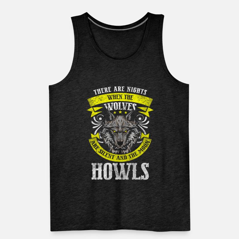 Wolfpack Wolfhound Wild Wilderness Men's Premium Organic Tank Top