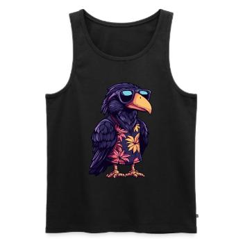 Harpy Bird Summer - Men's Premium Organic Tank Top - black - Front - AI Model Male 178 light (178cm)