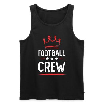 Équipe de football - Débardeur bio Premium Homme - noir - Devant - Michal (187cm)